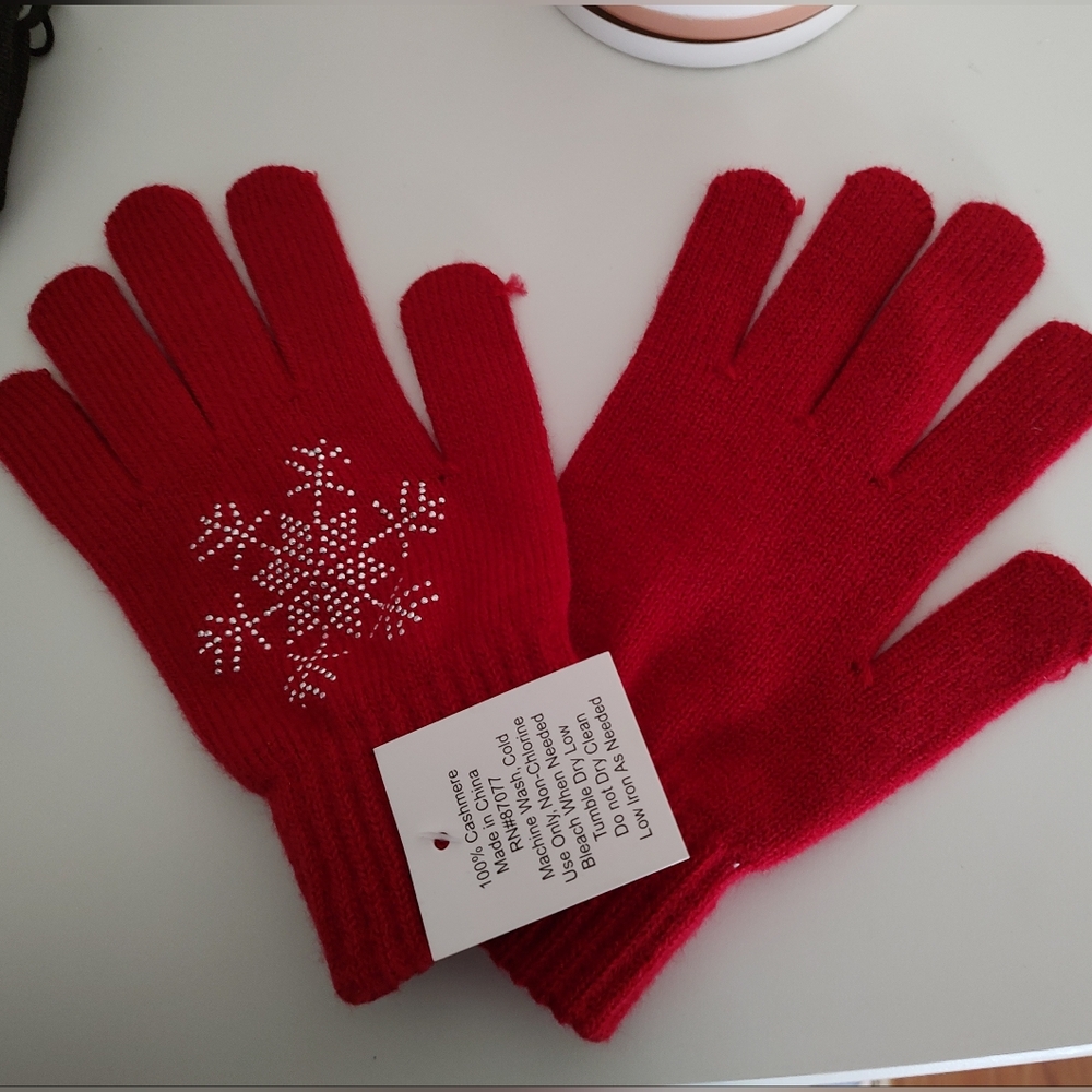 New - Genuine Cashmere Gloves